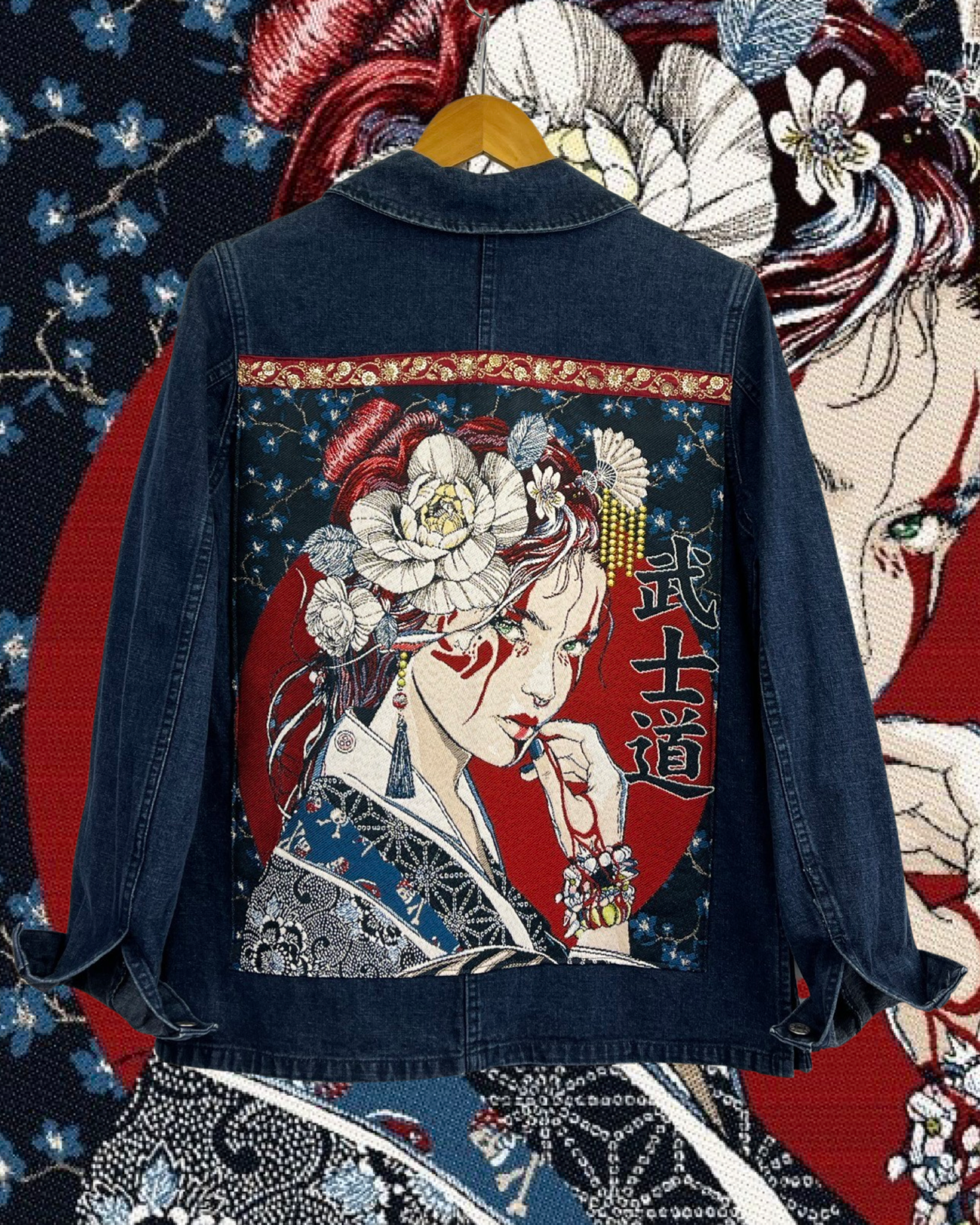 Veste en jean Manga