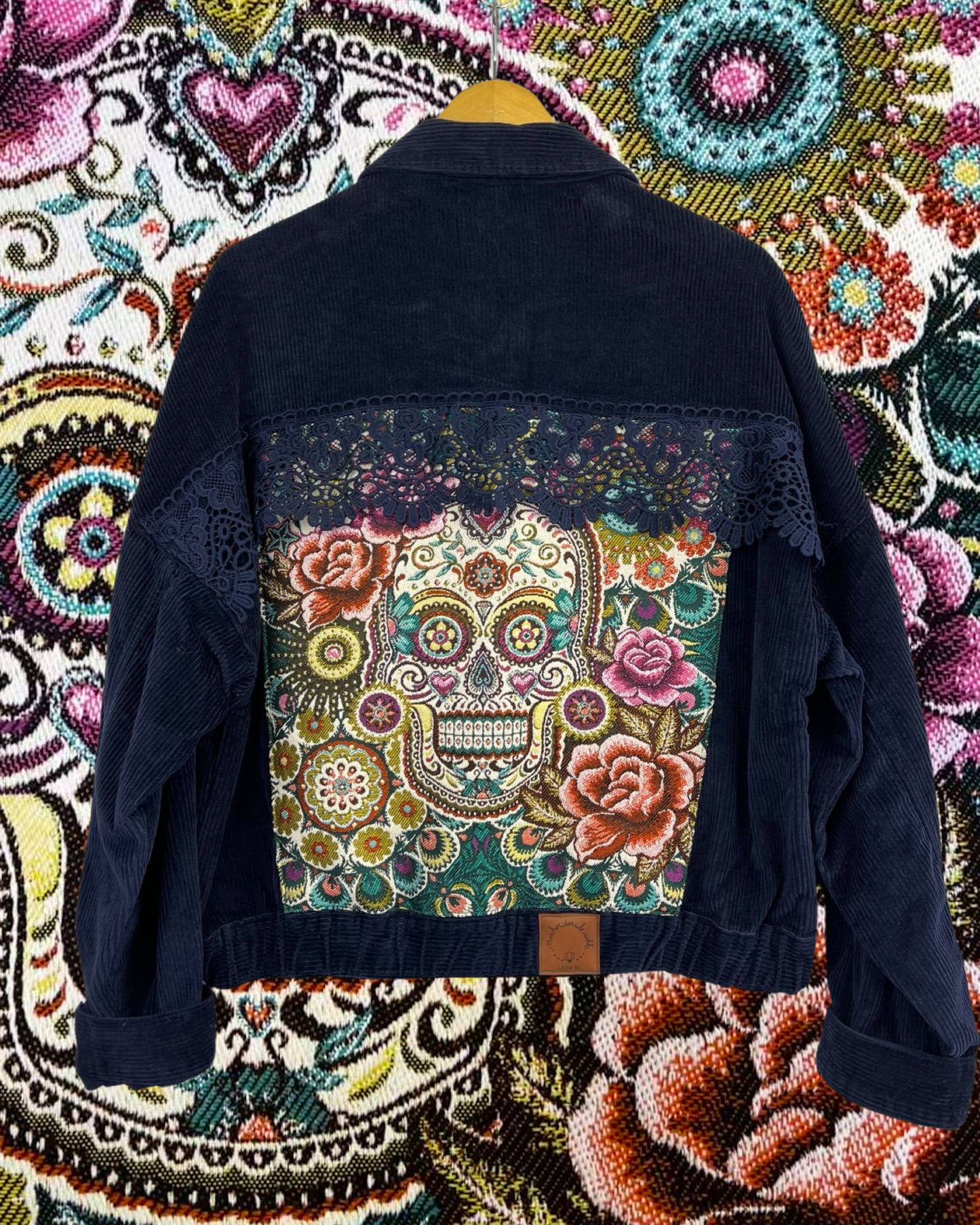 Veste en Velours Calavera