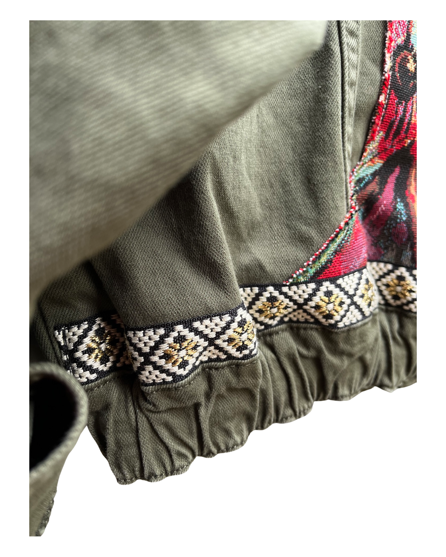 Khaki Frida Denim Jacket
