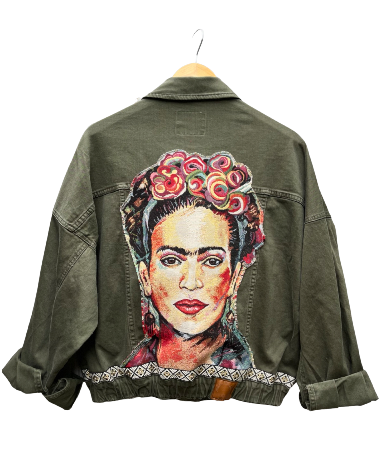 Khaki Frida Denim Jacket