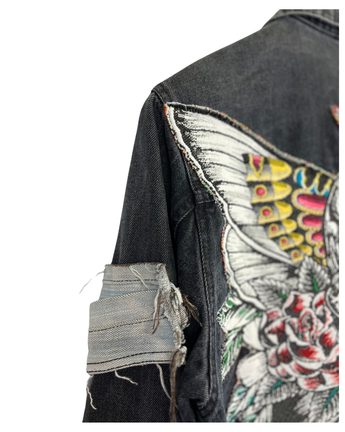Veste en jean Skull Rock
