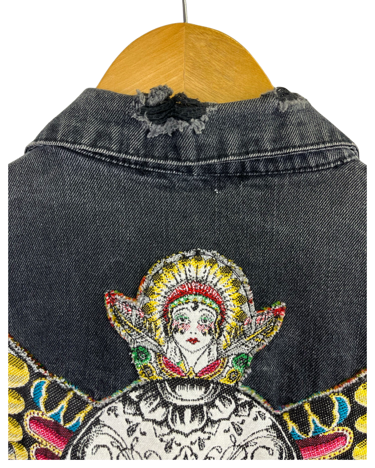 Veste en jean Skull Rock