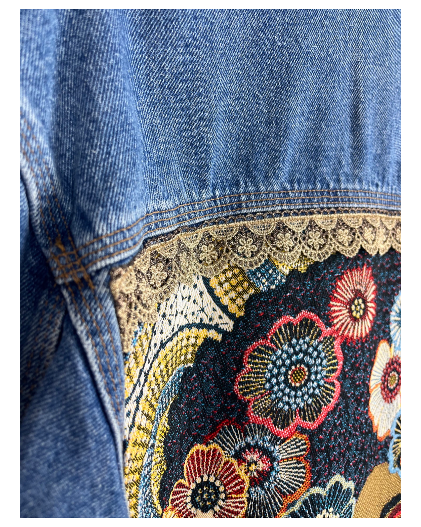 Veste en Jean Vintage Disco