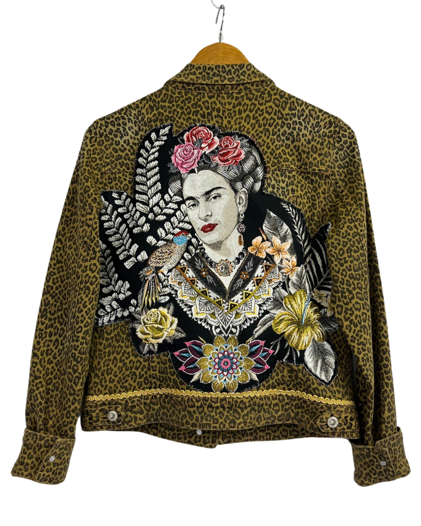 Veste en Jean Leopard Frida