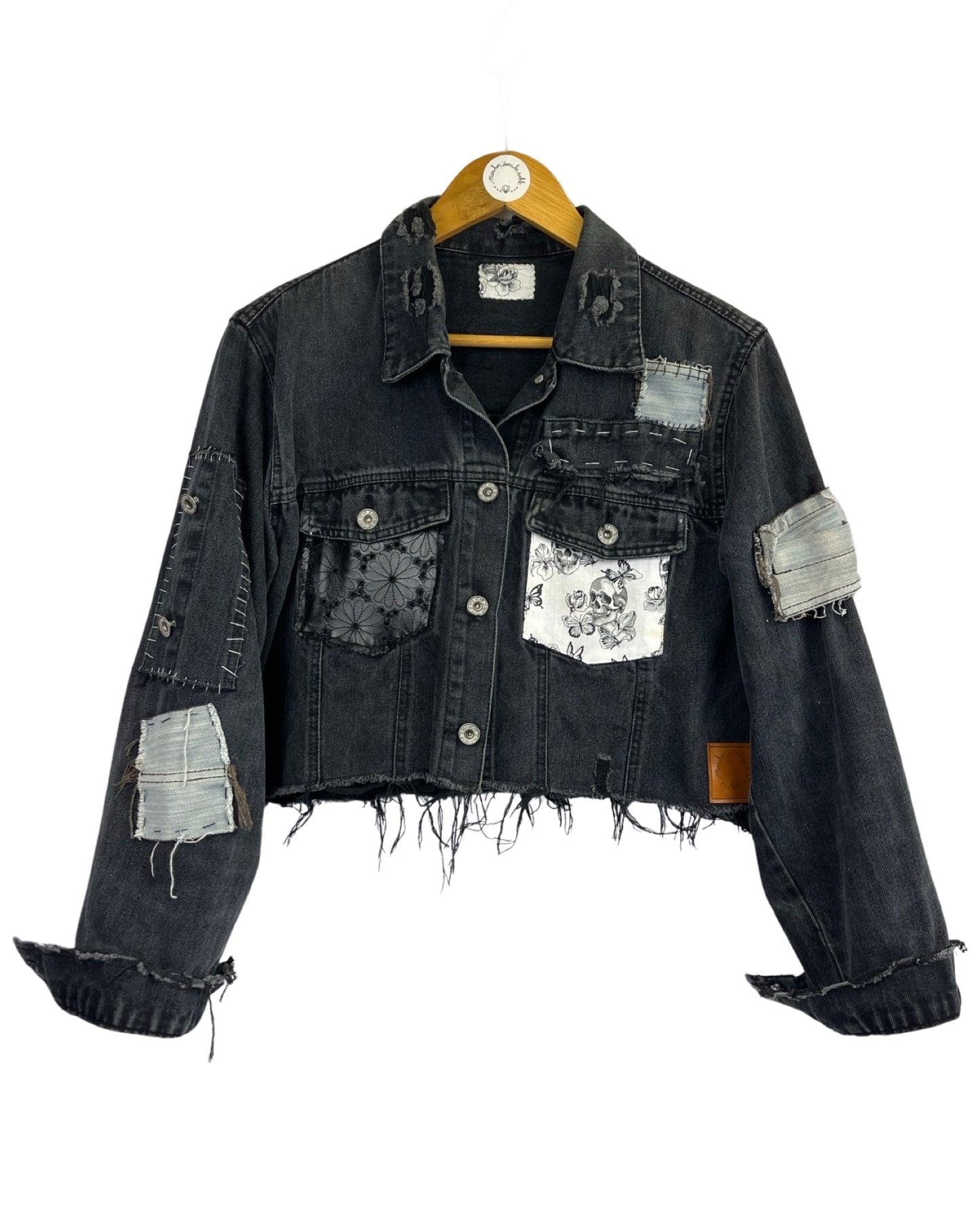 Veste en jean Skull Rock