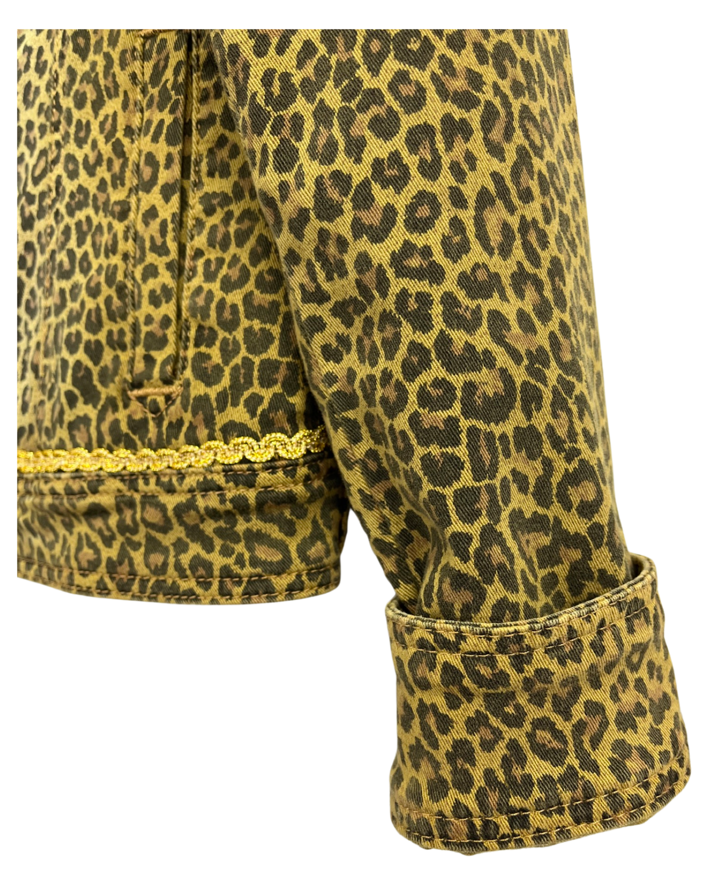 Veste en Jean Leopard Frida