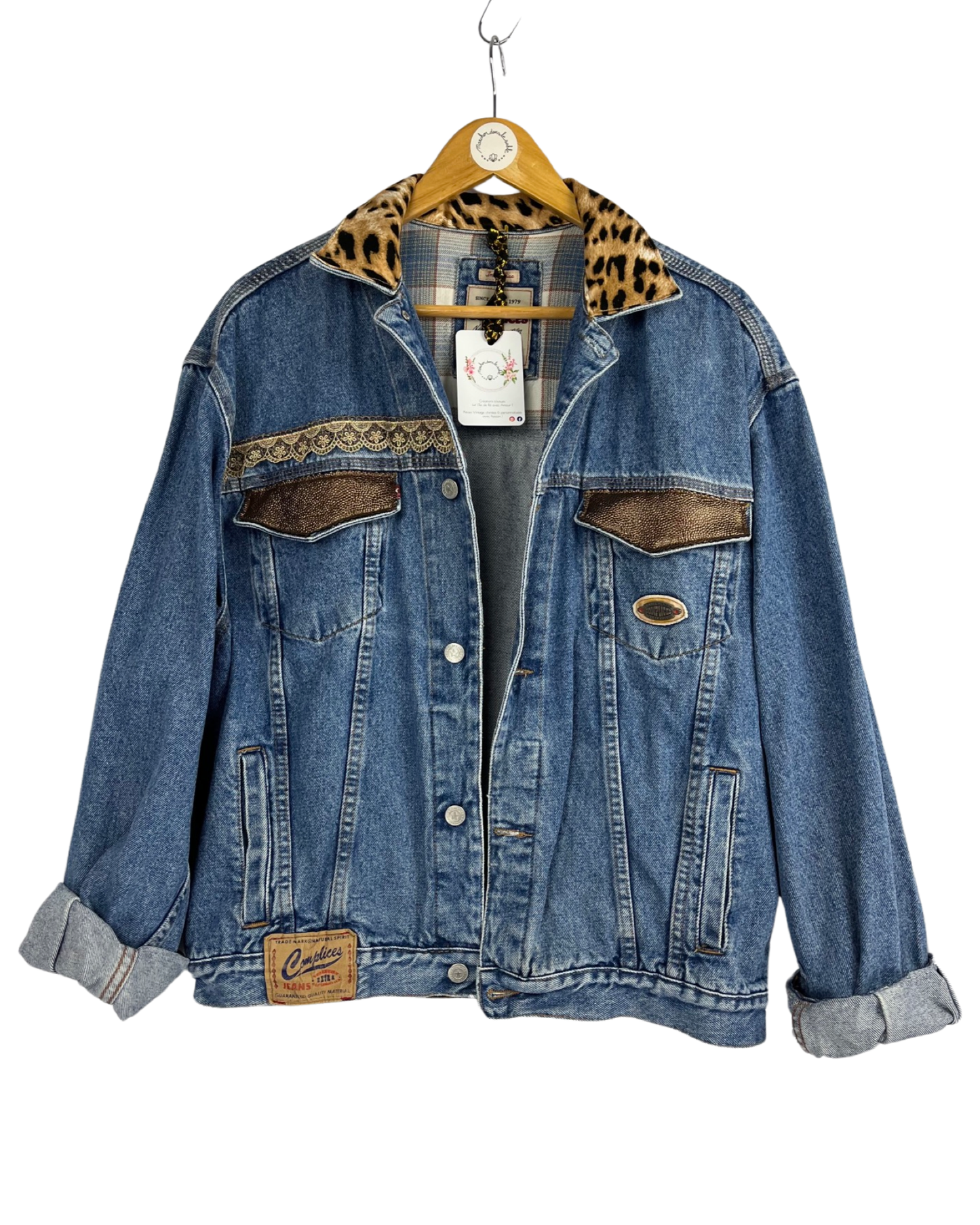 Veste en Jean Vintage Disco