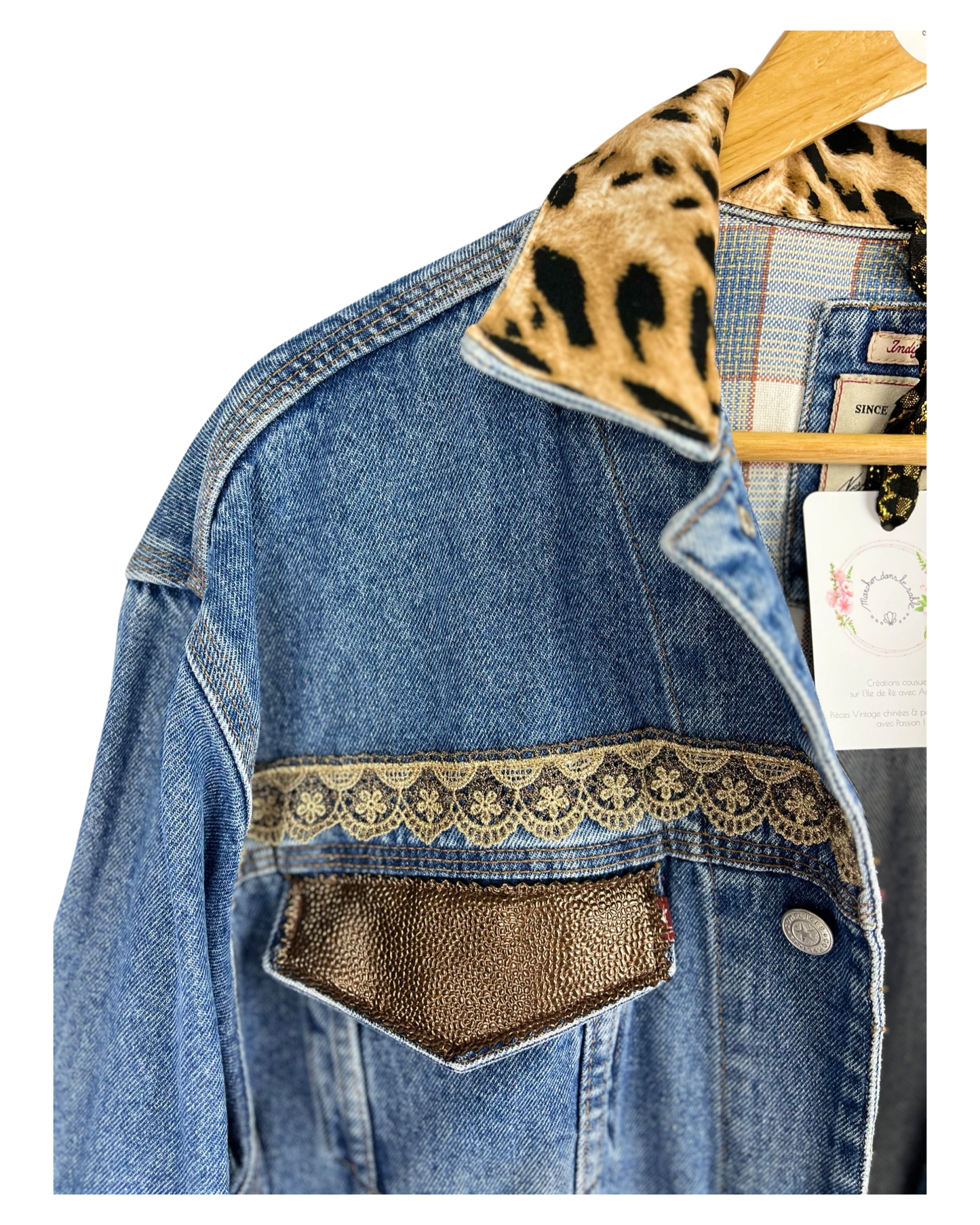 Veste en Jean Vintage Disco