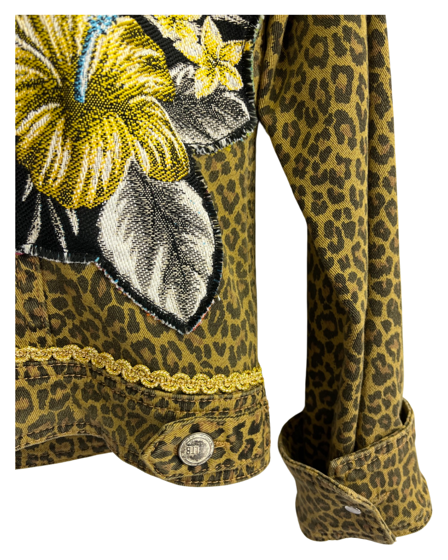 Veste en Jean Leopard Frida