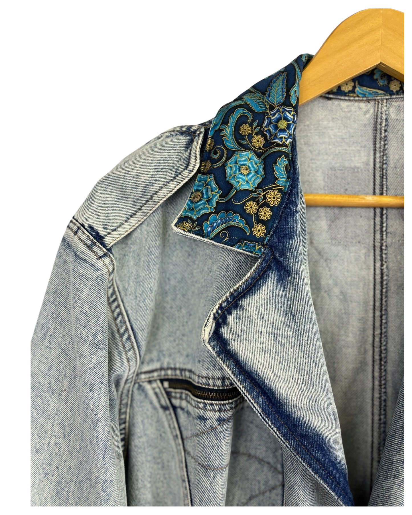Veste en Jean Vintage Skull Rock
