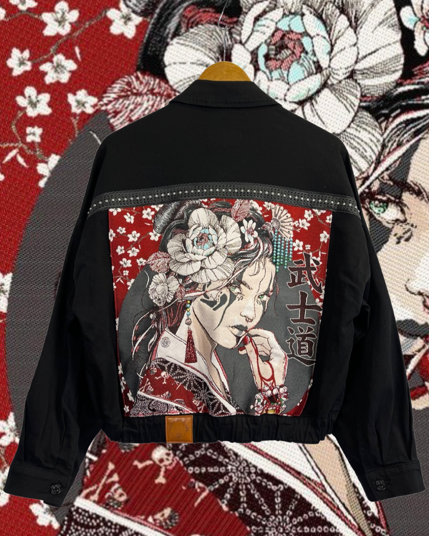 Veste en jean Manga