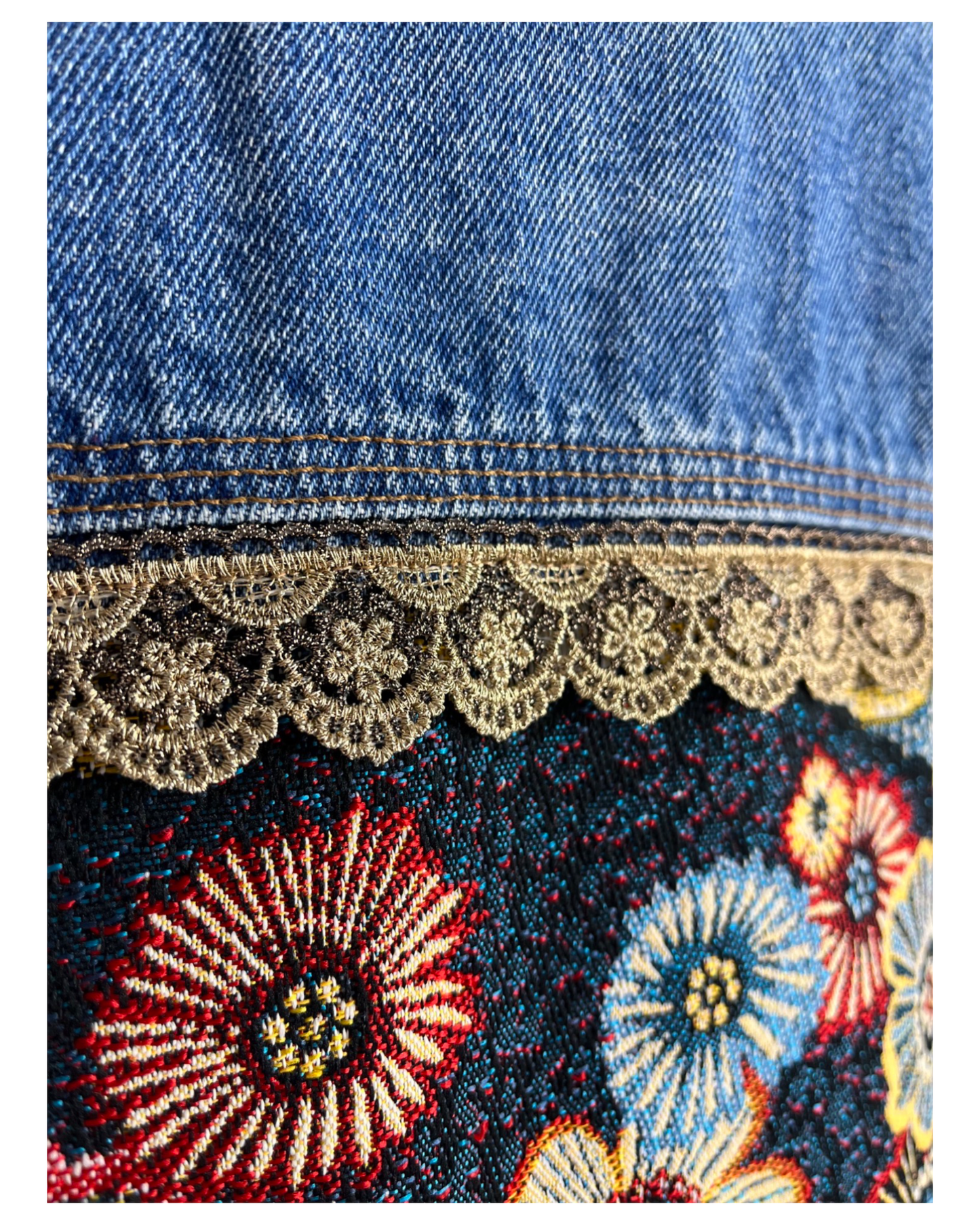 Veste en Jean Vintage Disco