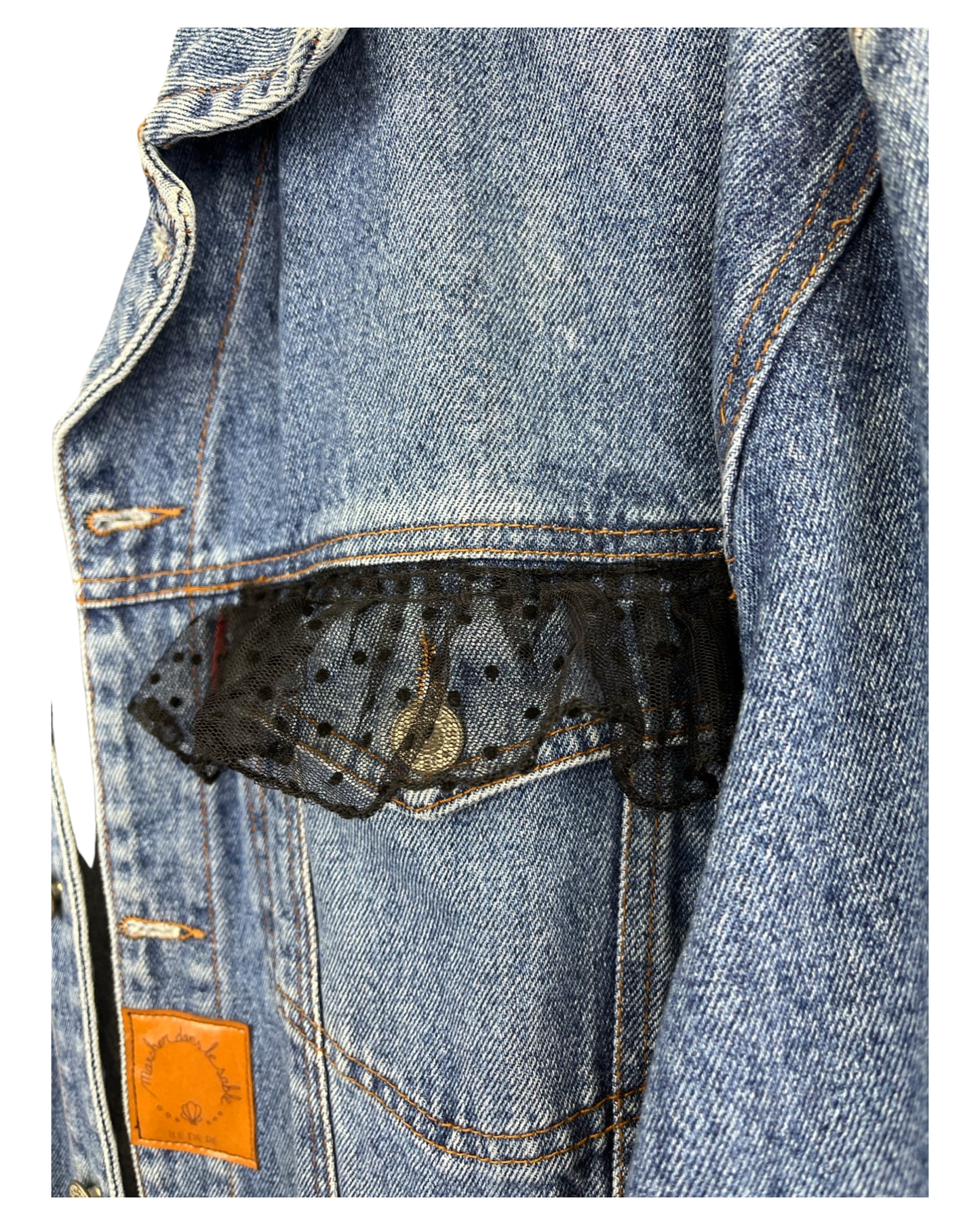 Veste en Jean Vintage Rock