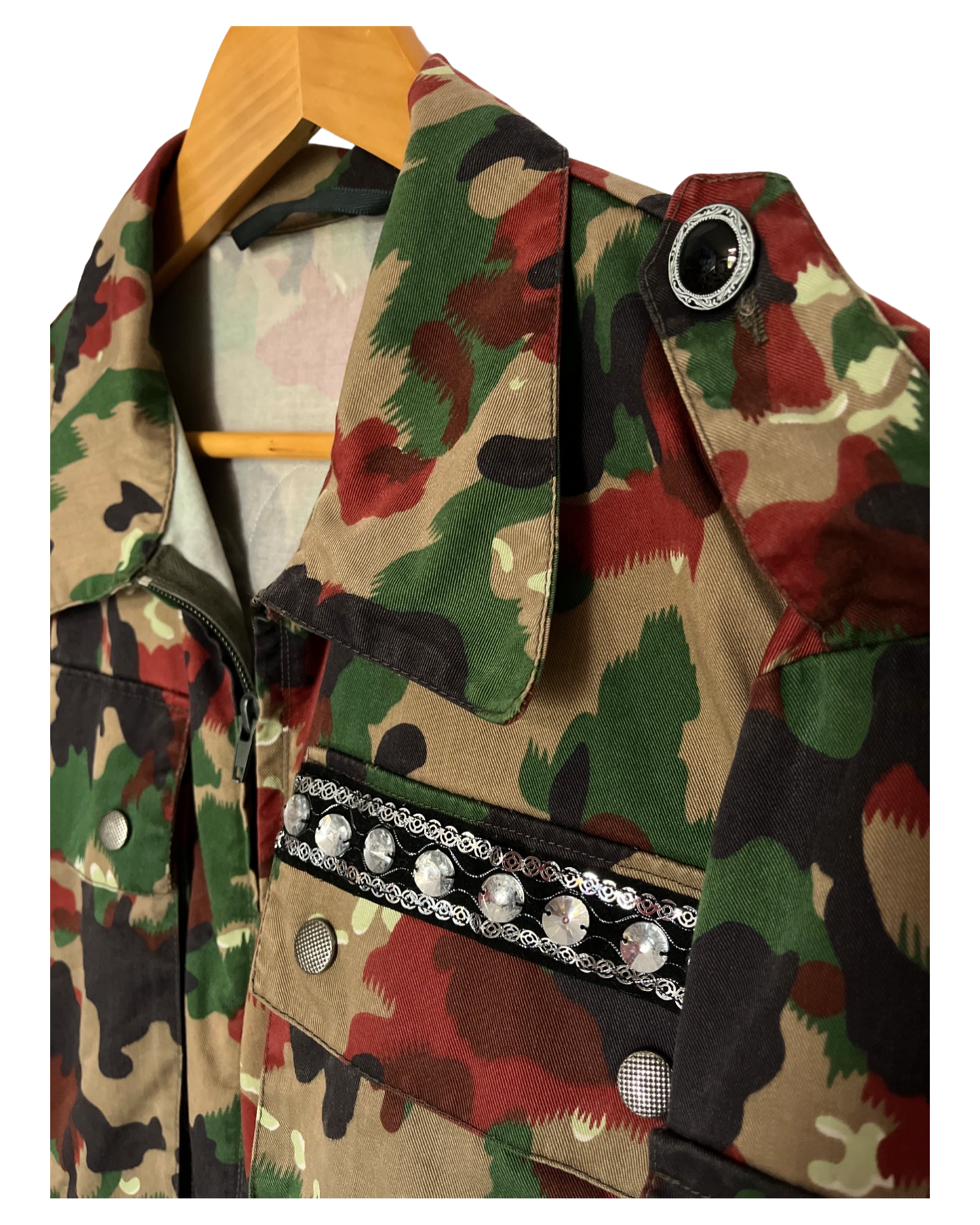 Chaqueta militar Skull Rock