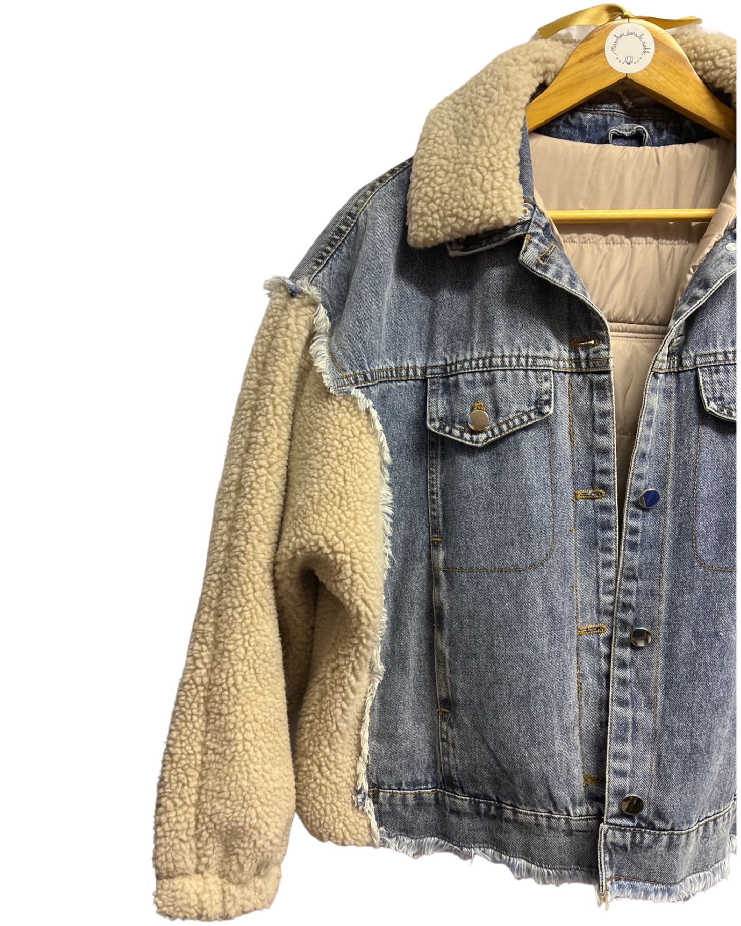 Frida Sherpa Denim Jacket