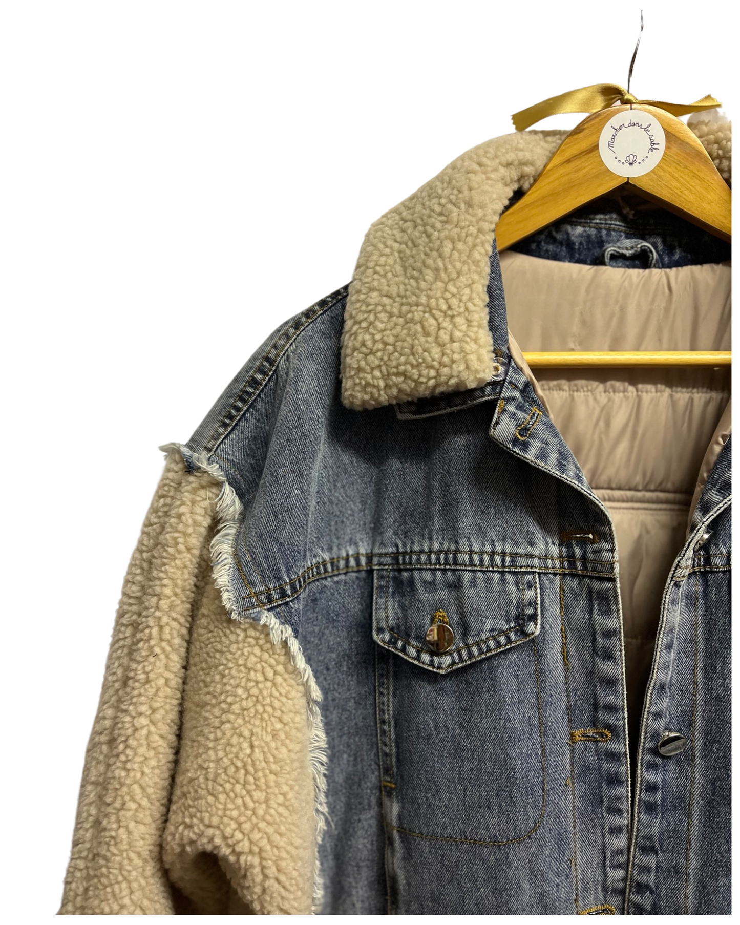 Frida Sherpa Denim Jacket