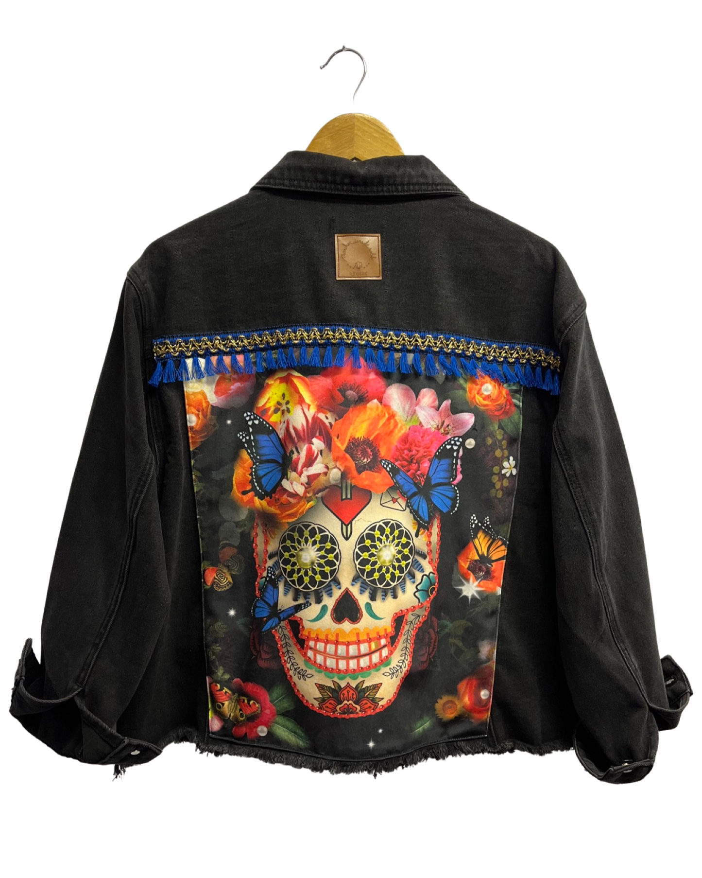 Calavera denim jacket
