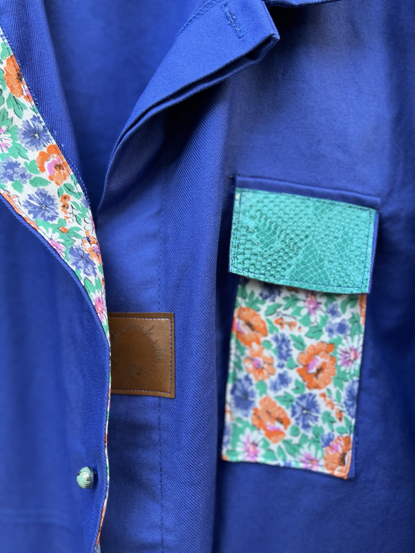 Work overalls Flowers Vintage