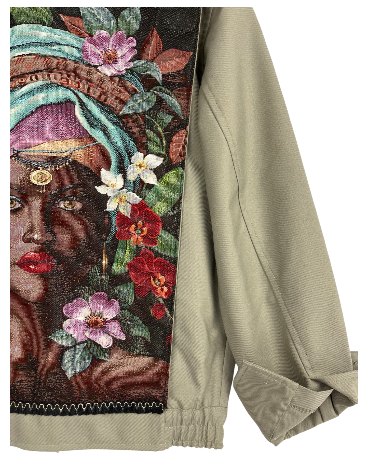Chaqueta militar orquídea