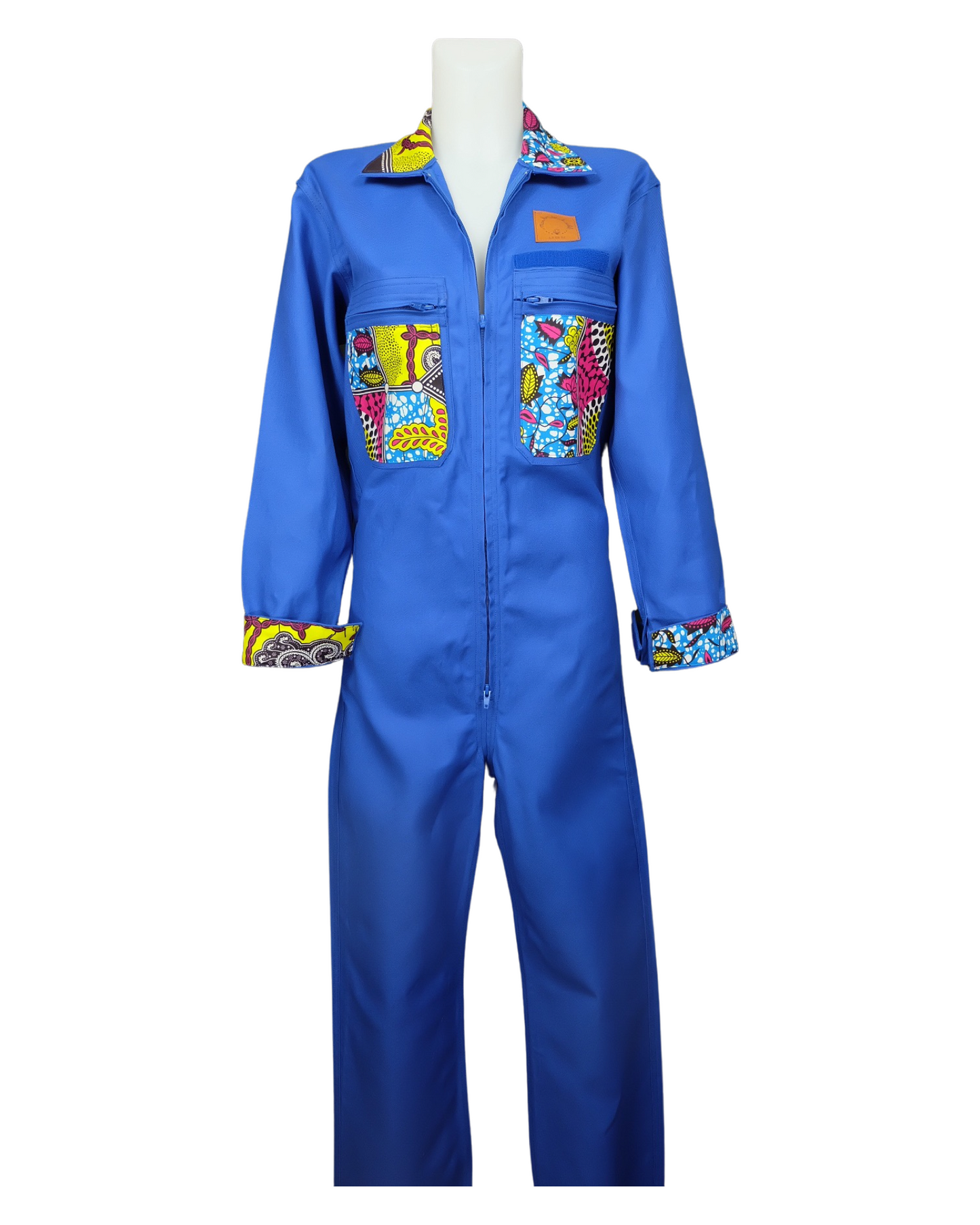 Upcycled Blue Work Overalls