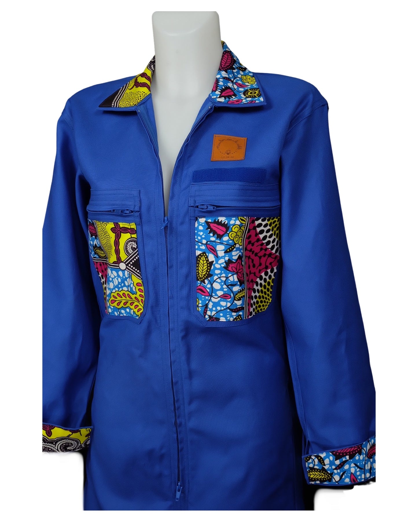 Upcycled Blue Work Overalls