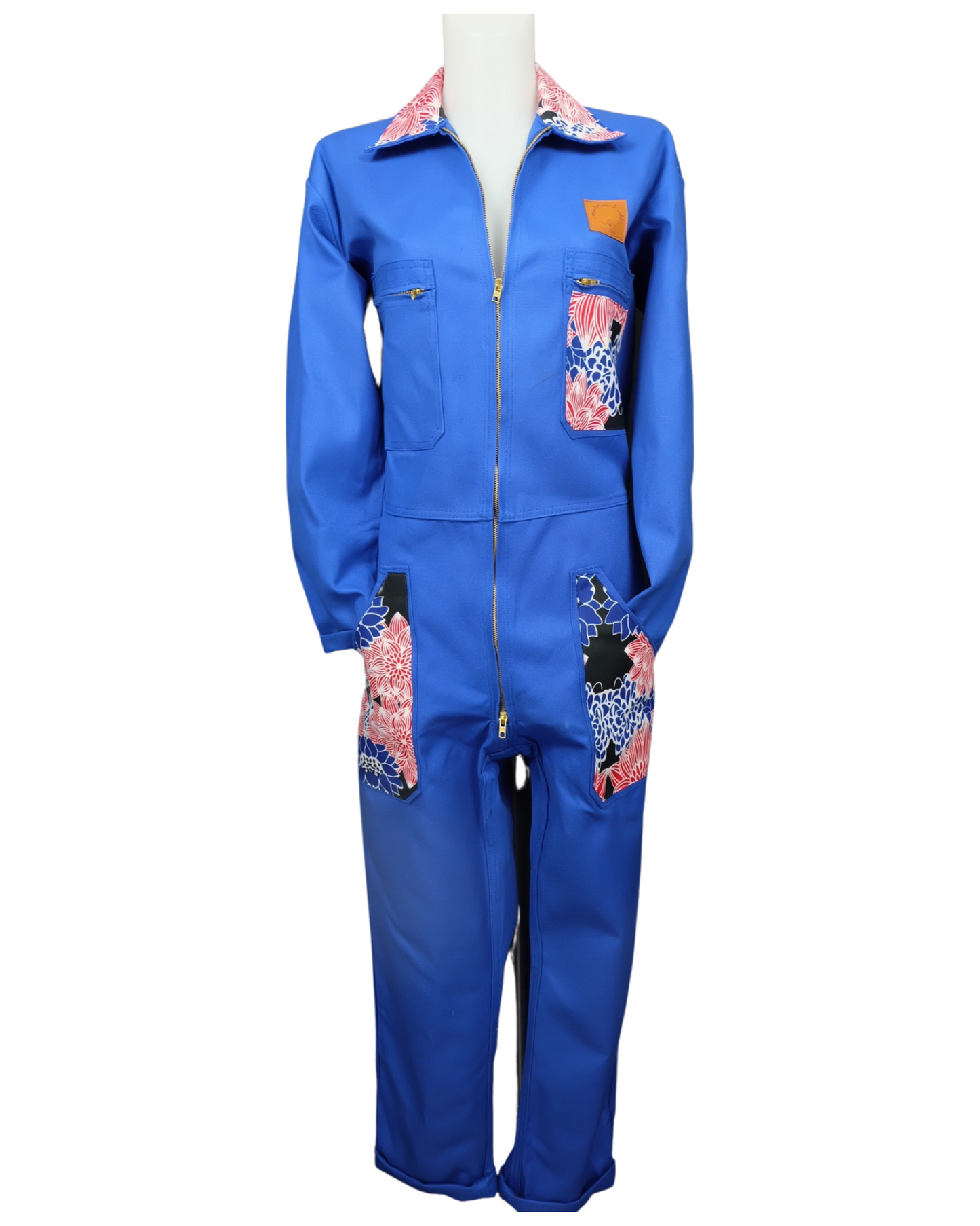 Upcycled Blue Work Overalls