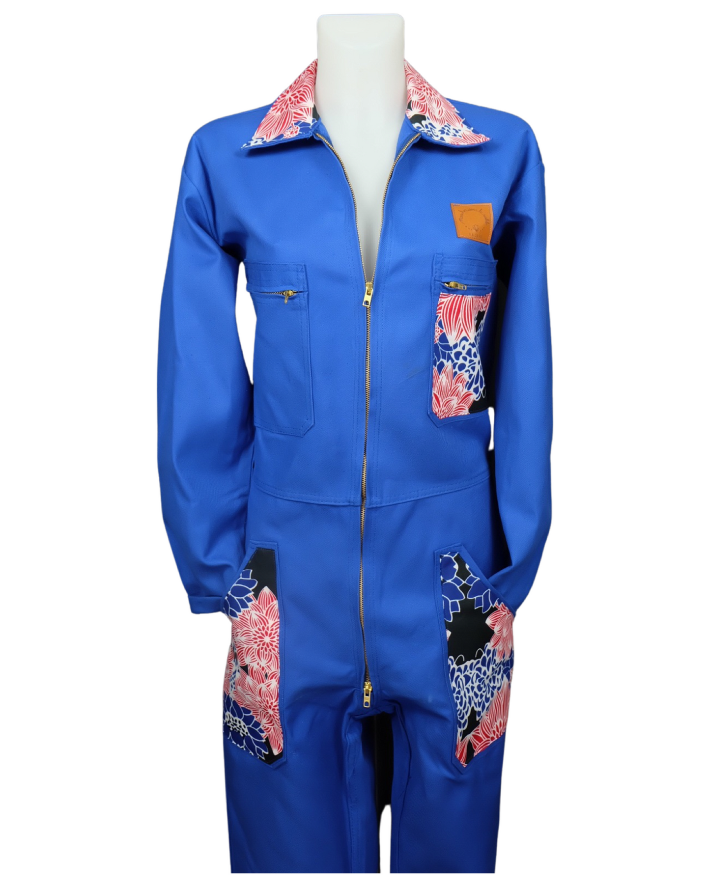 Upcycled Blue Work Overalls