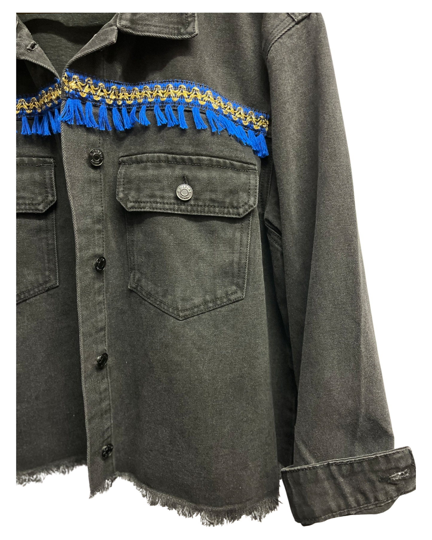 Calavera denim jacket