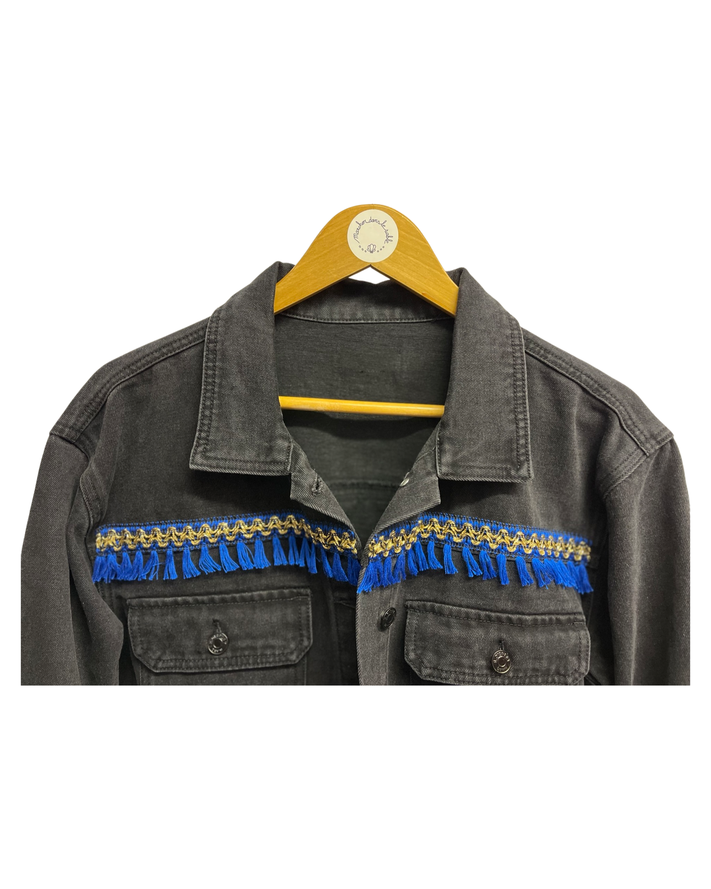 Calavera denim jacket
