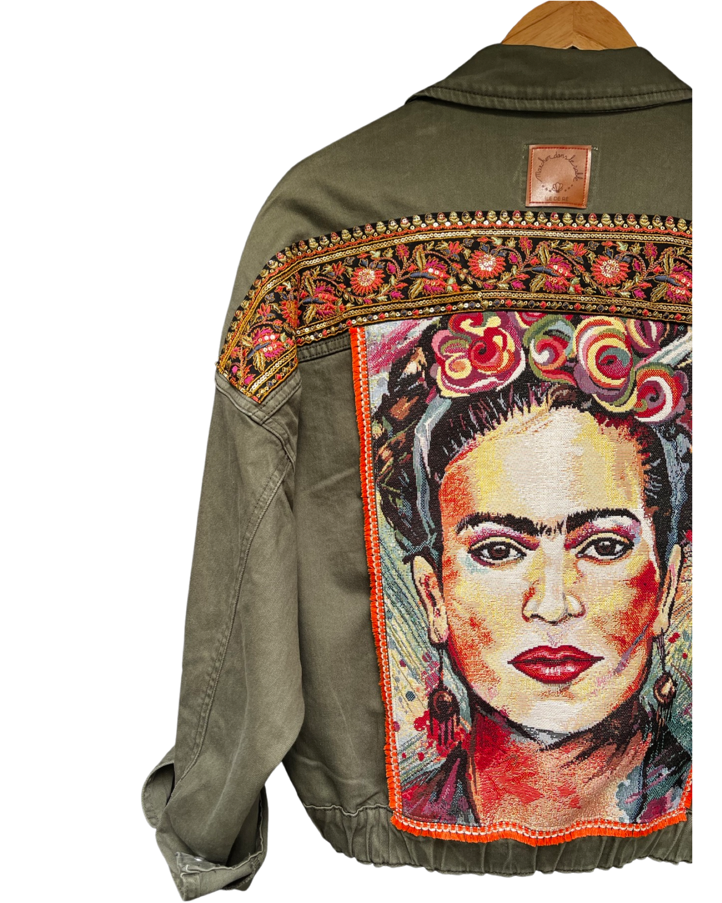 Khaki Frida Denim Jacket