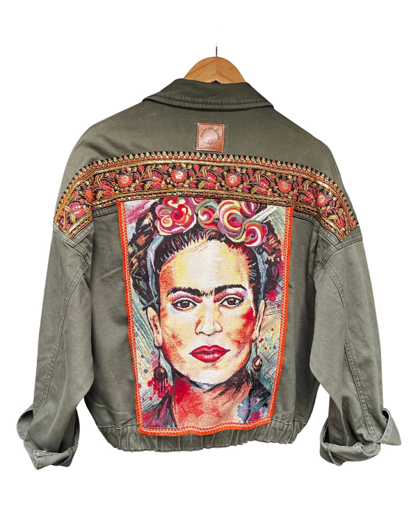 Veste en Jean Kaki Frida