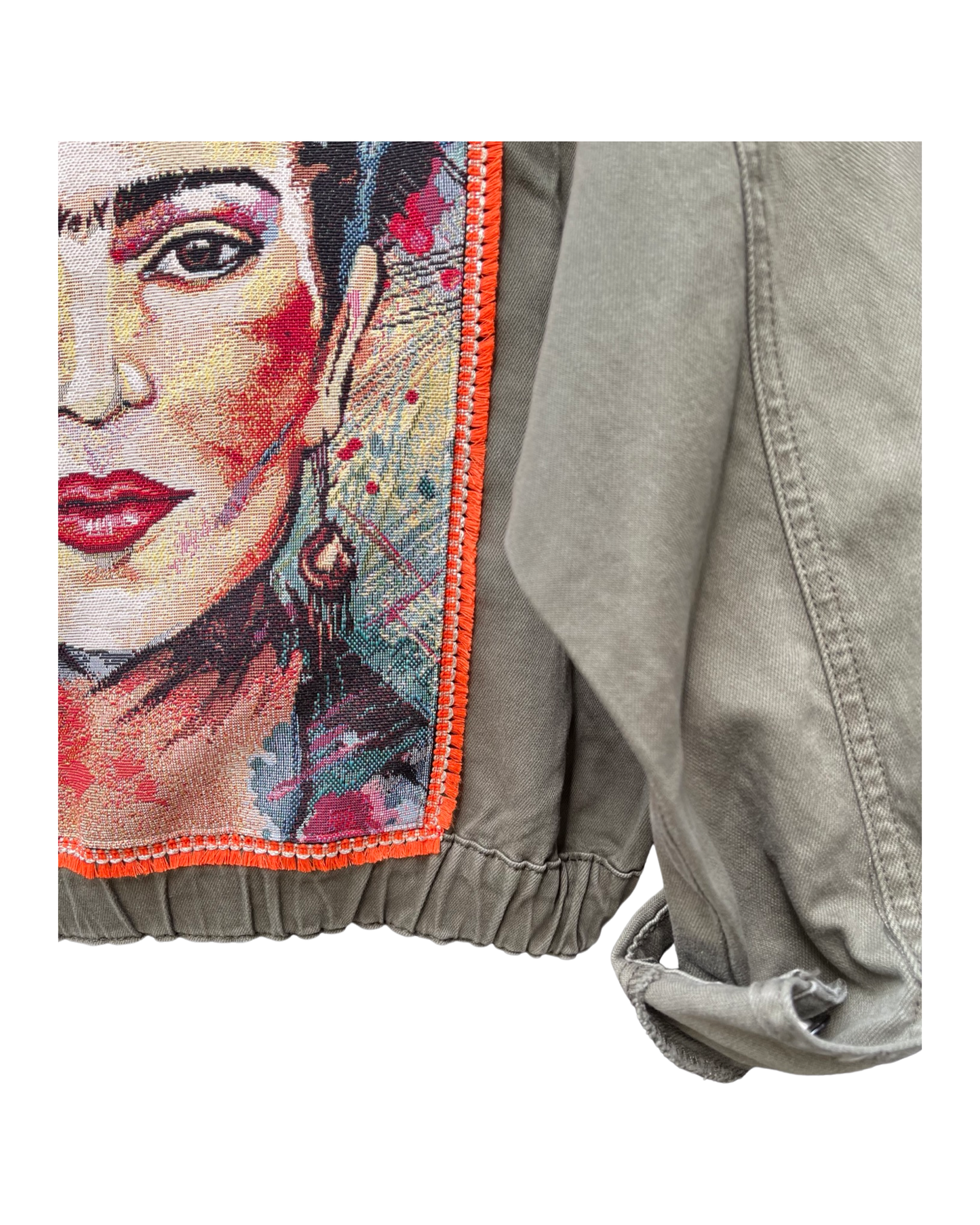 Khaki Frida Denim Jacket