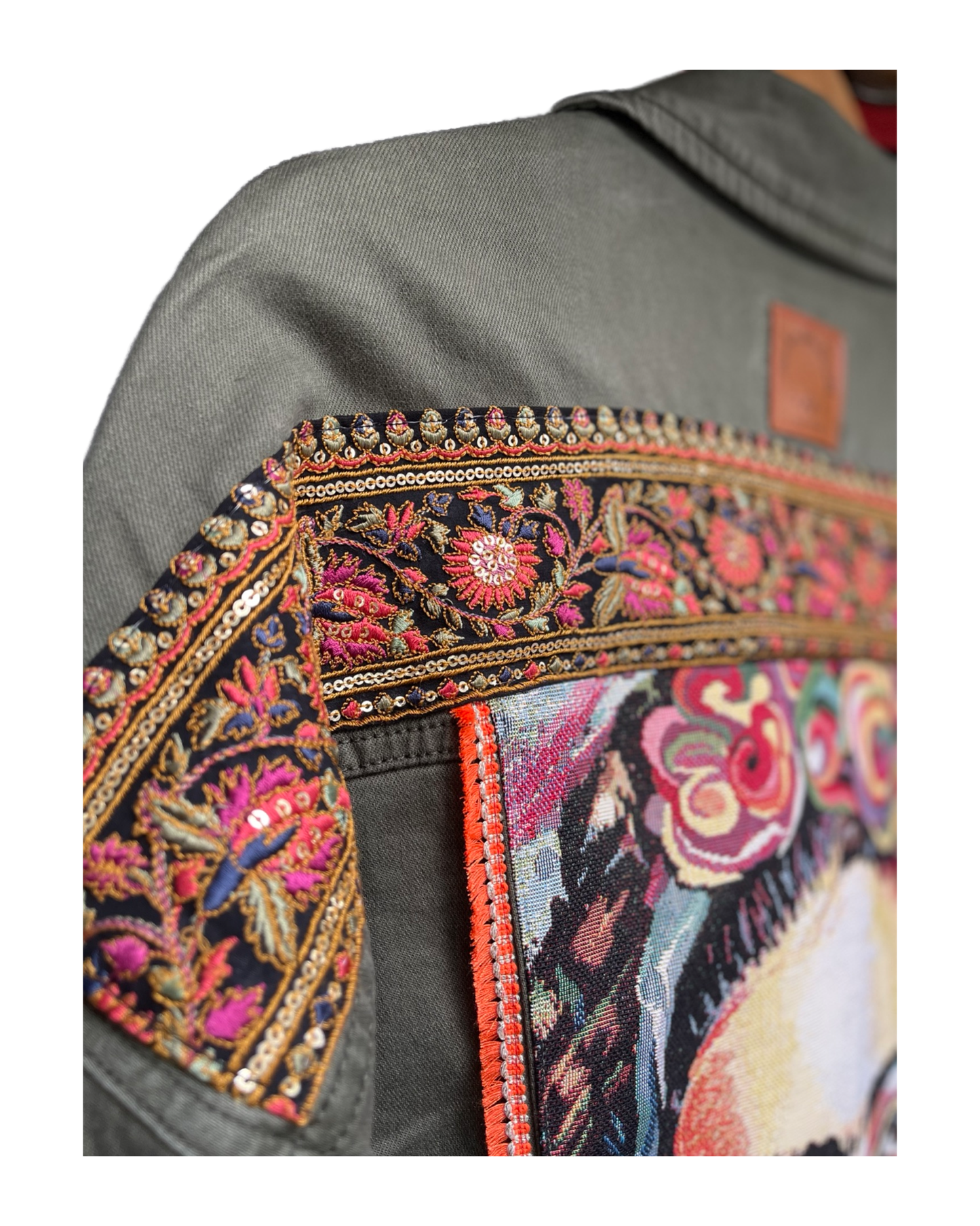 Veste en Jean Kaki Frida