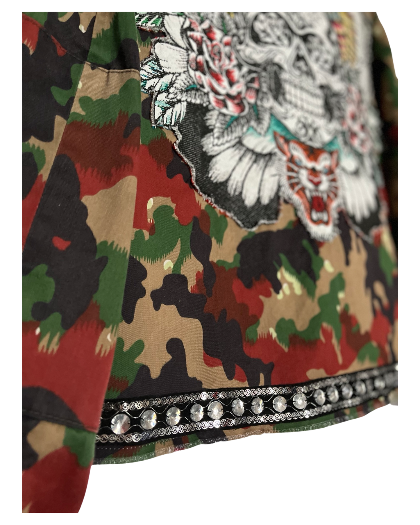 Chaqueta militar Skull Rock