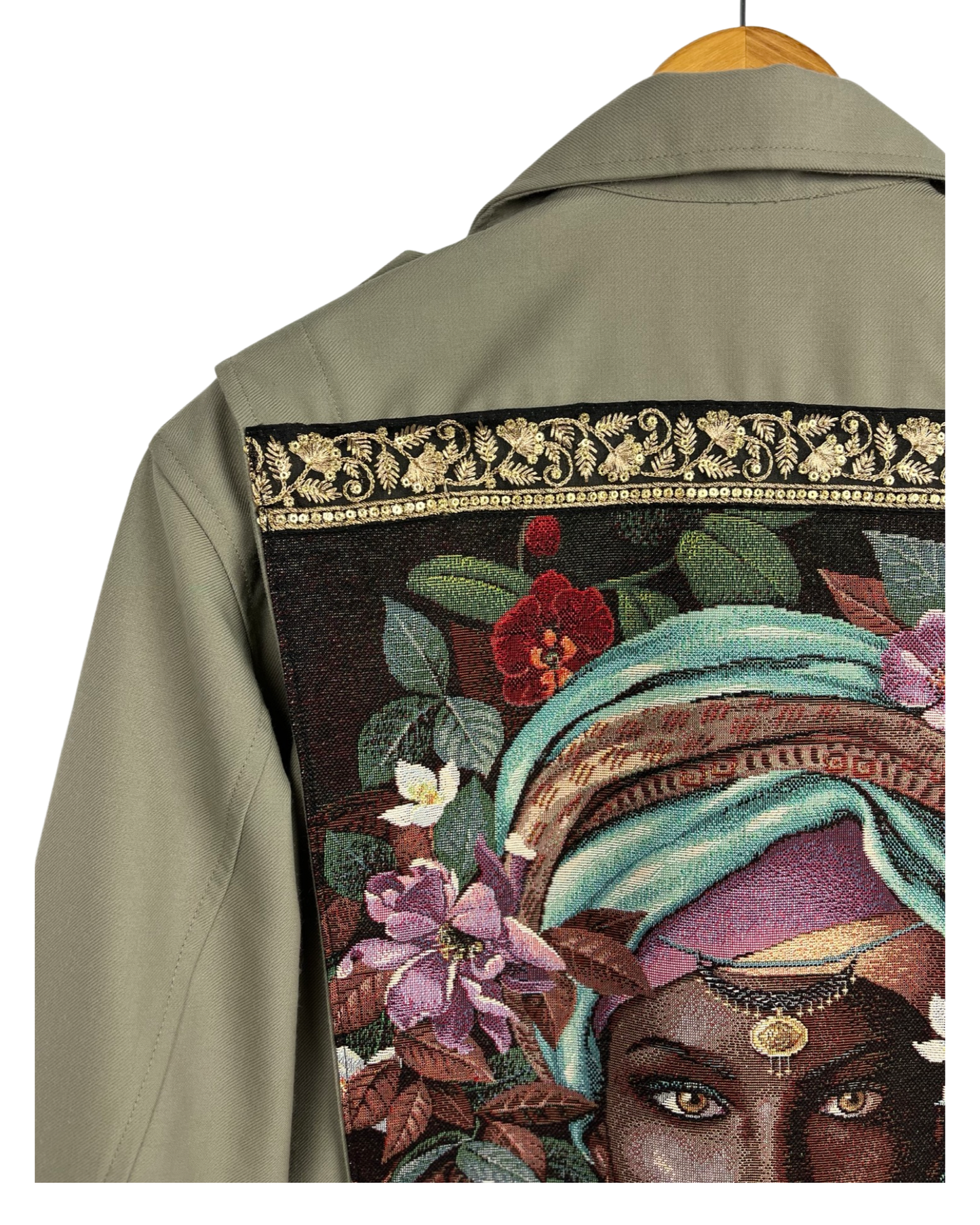 Chaqueta militar orquídea