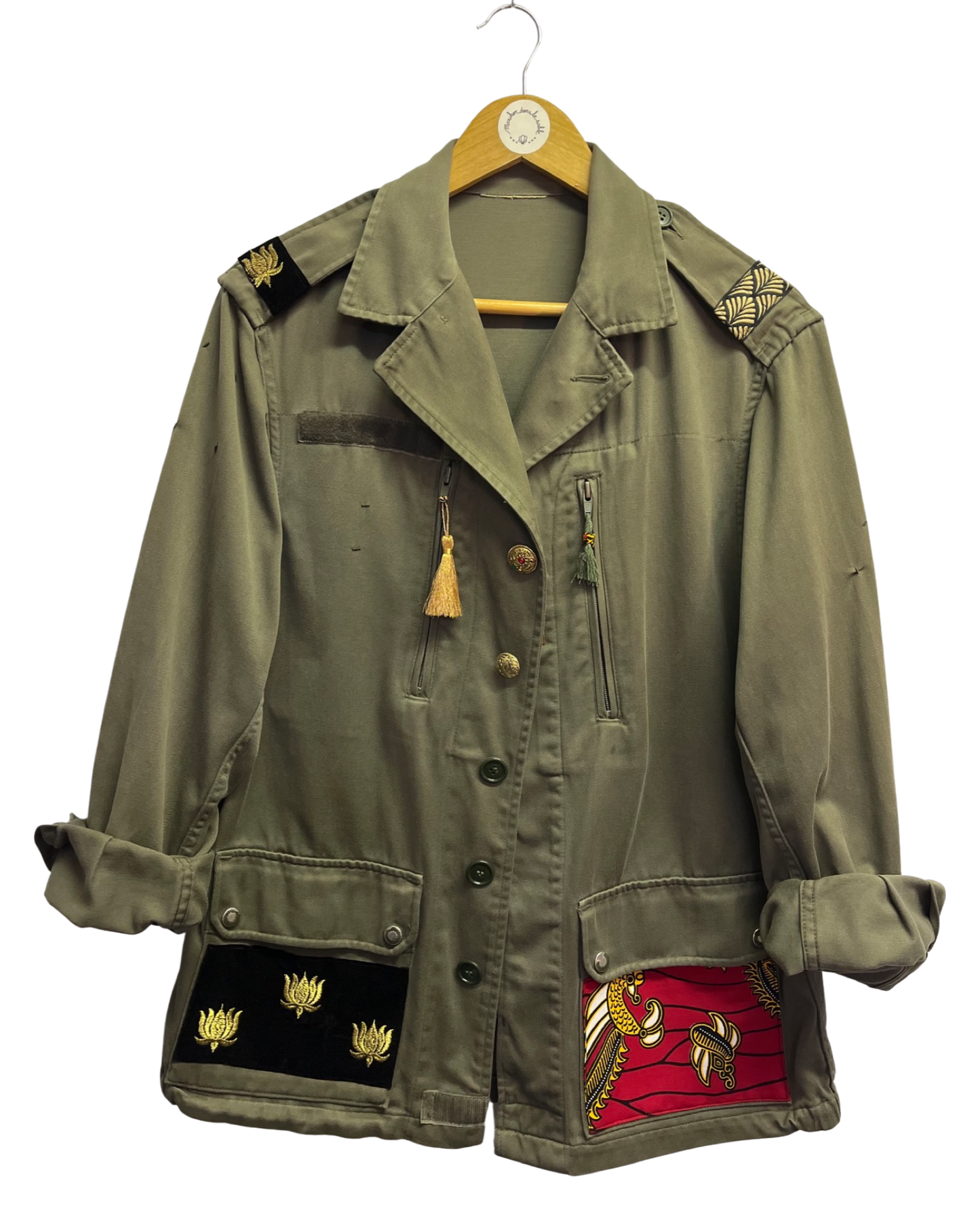 Wax military jacket